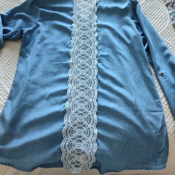 GG jeans camisole long sleeves women's size M - Picture 5 of 10